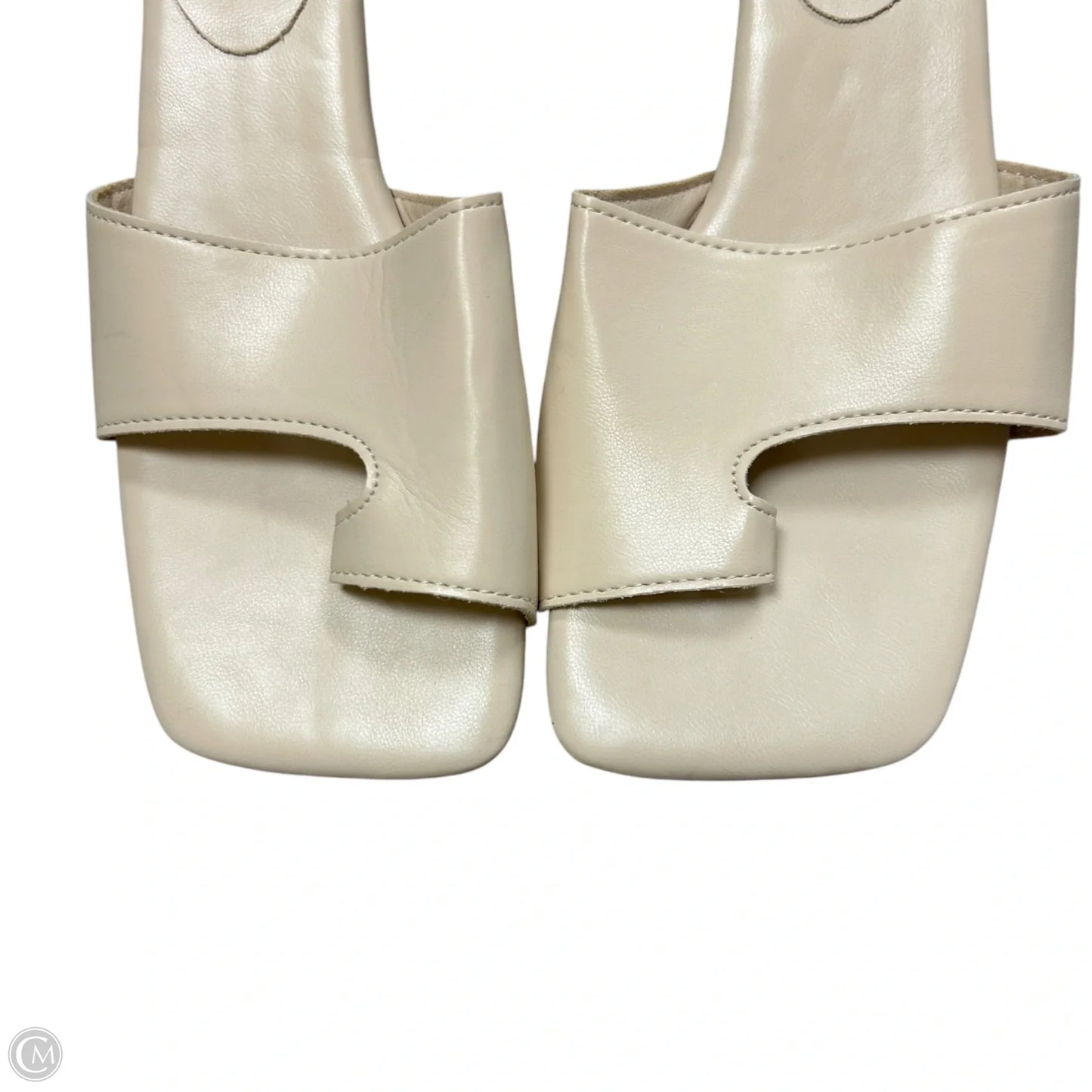 Sandals Heels Kitten By In Tan, Size: 8.5