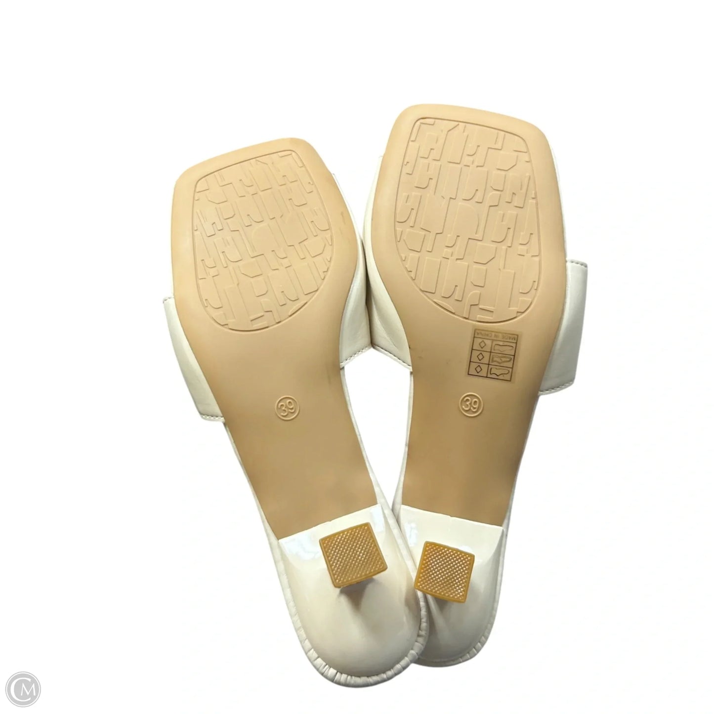 Sandals Heels Kitten By In Tan, Size: 8.5