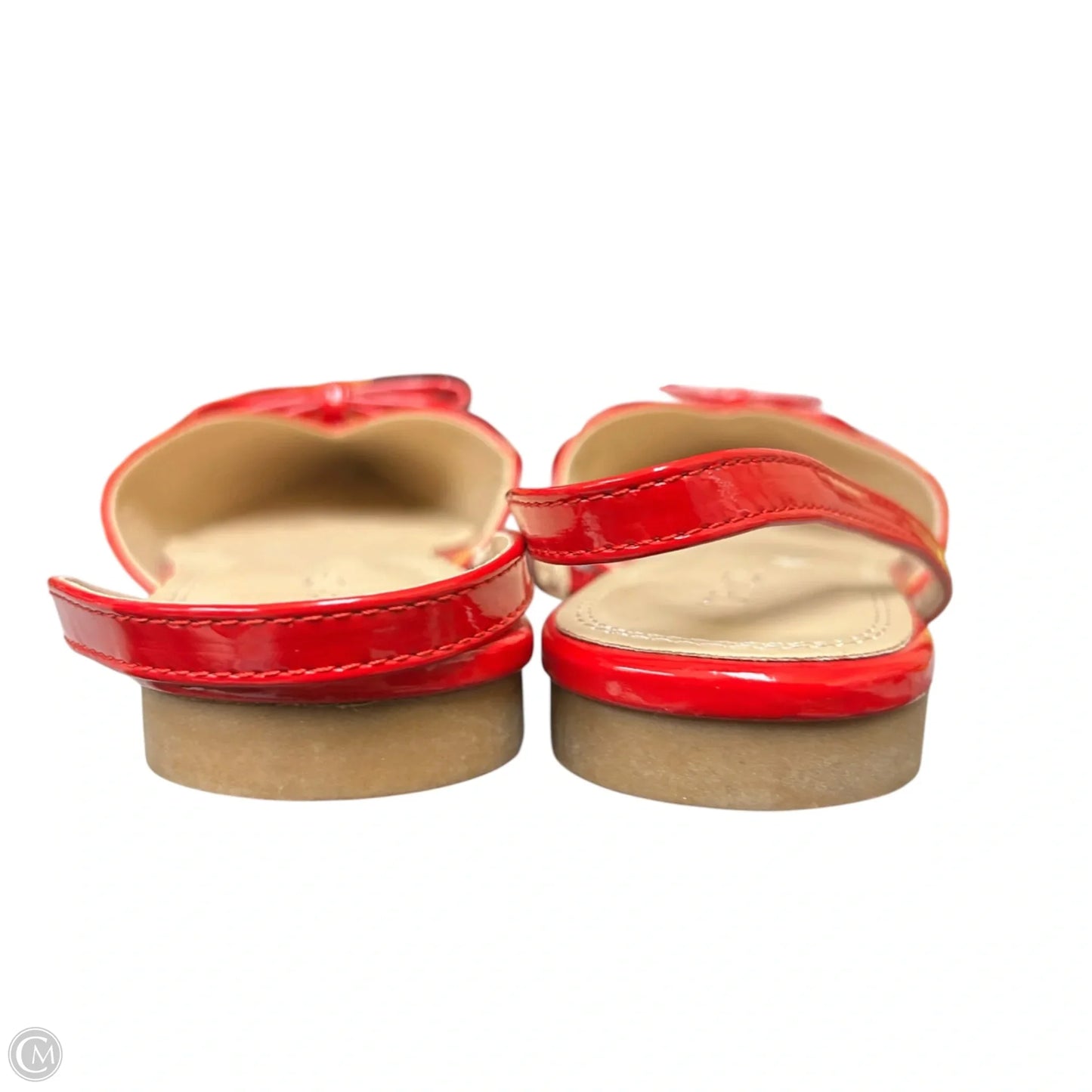 Shoes Flats By Top Moda In Red, Size: 8.5