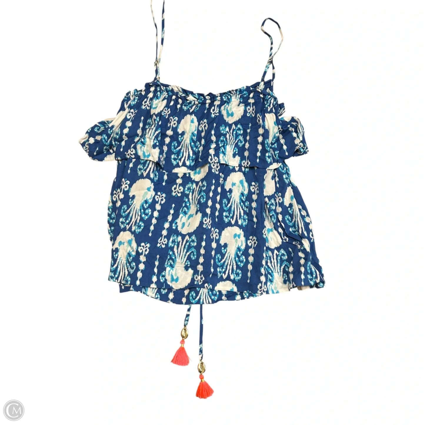 Top Sleeveless Designer By Lilly Pulitzer In Blue, Size: M