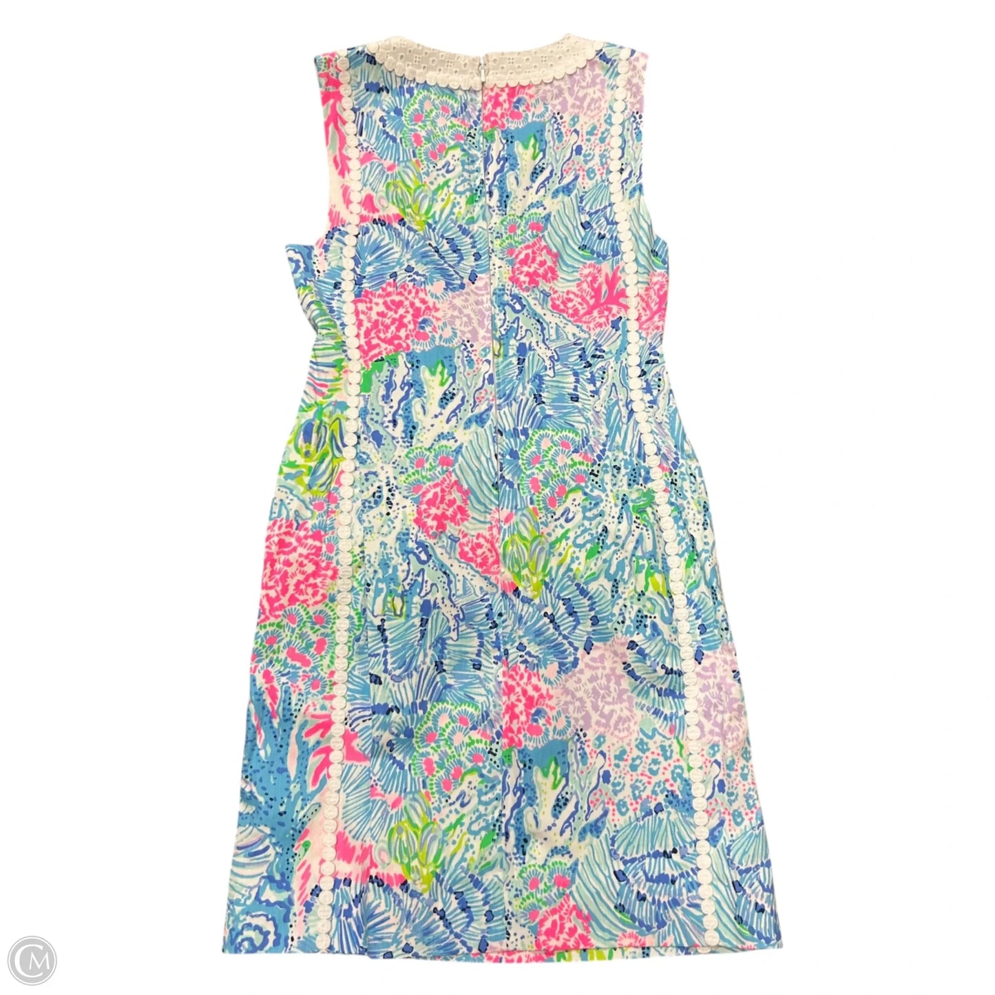 Dress Designer By Lilly Pulitzer In Blue & Pink, Size: Xs