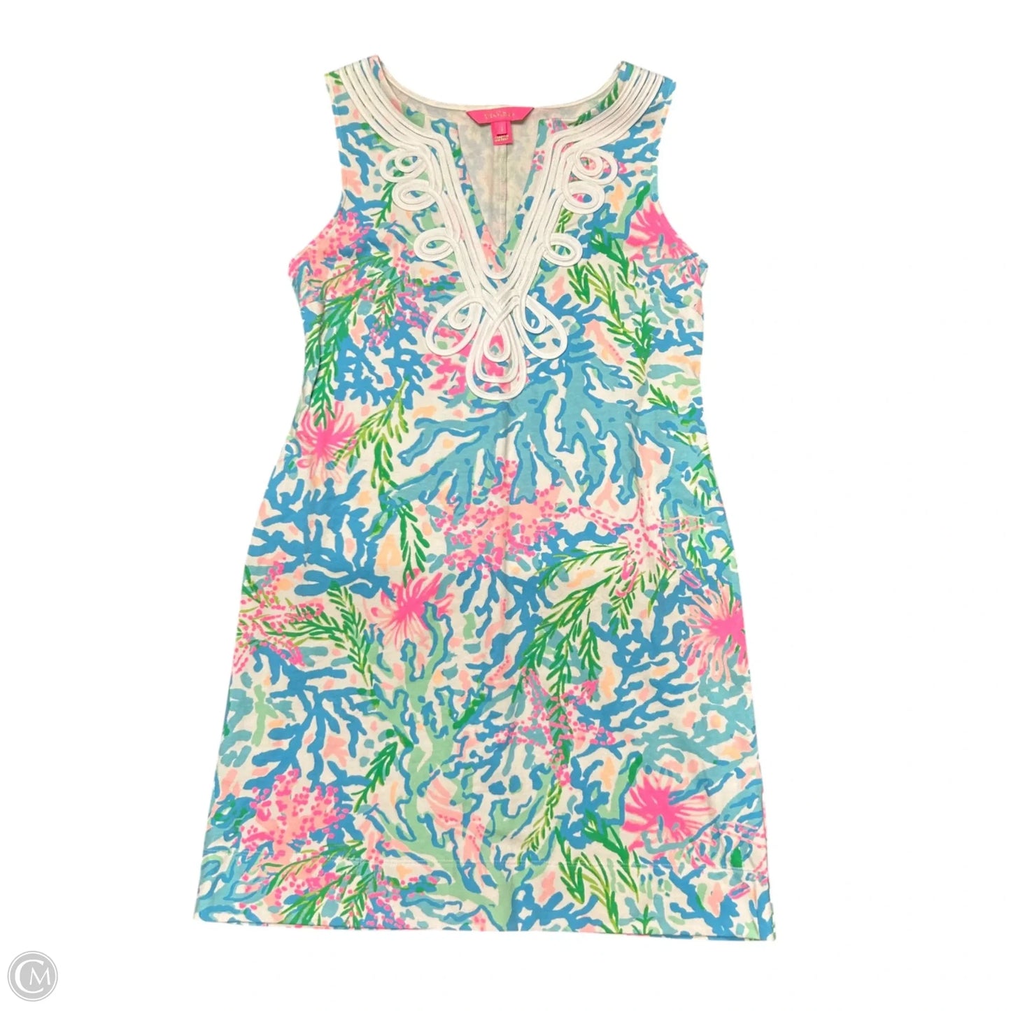 Dress Designer By Lilly Pulitzer In Blue & Pink, Size: S