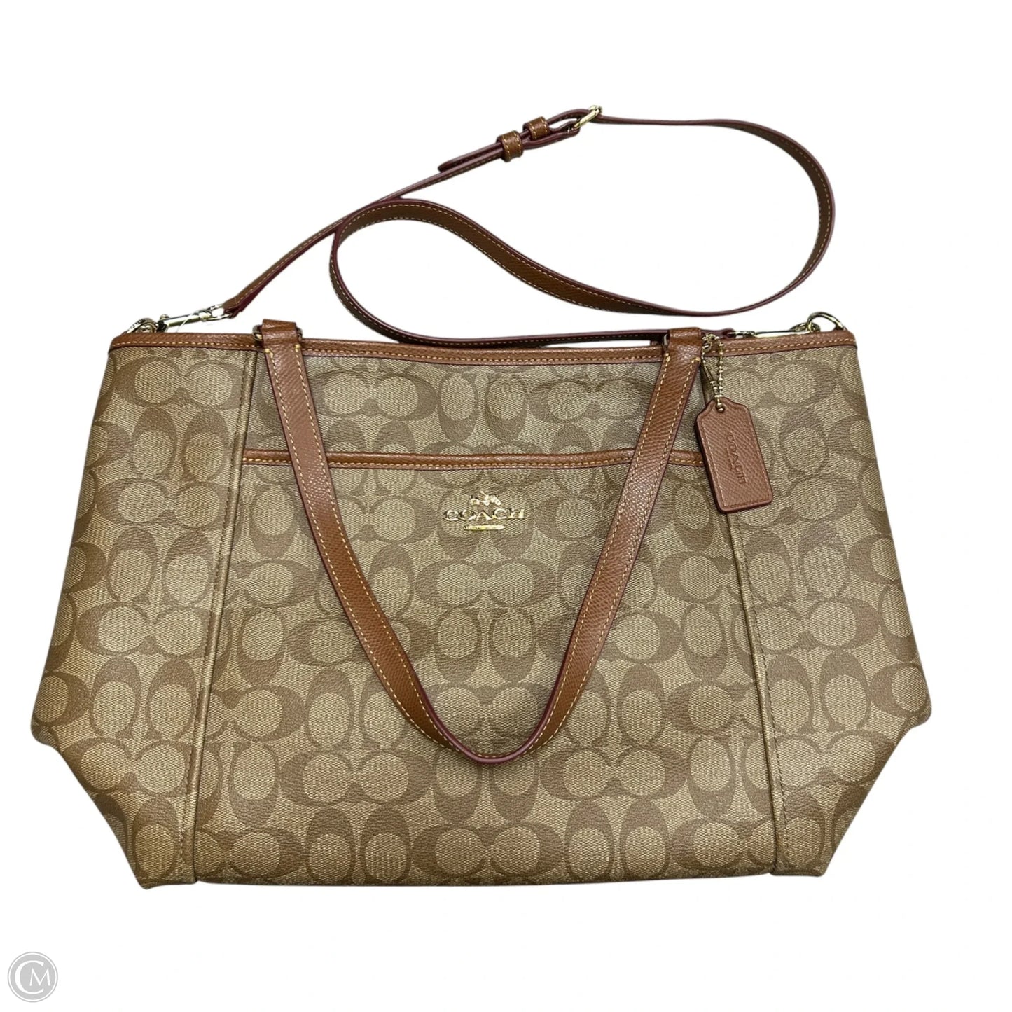 Tote Designer By Coach, Size: Large