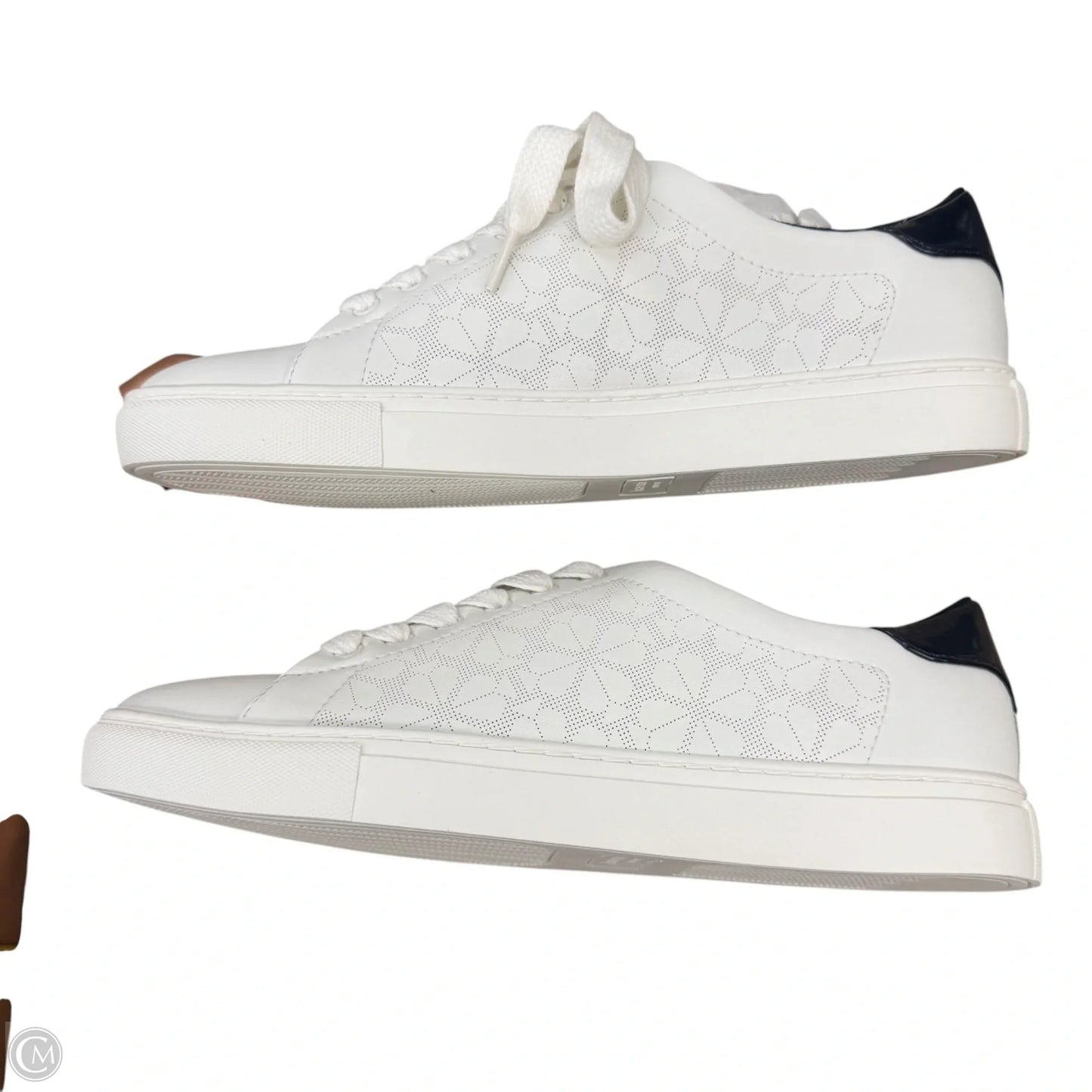 Shoes Designer By Kate Spade In Blue & White, Size: 9.5