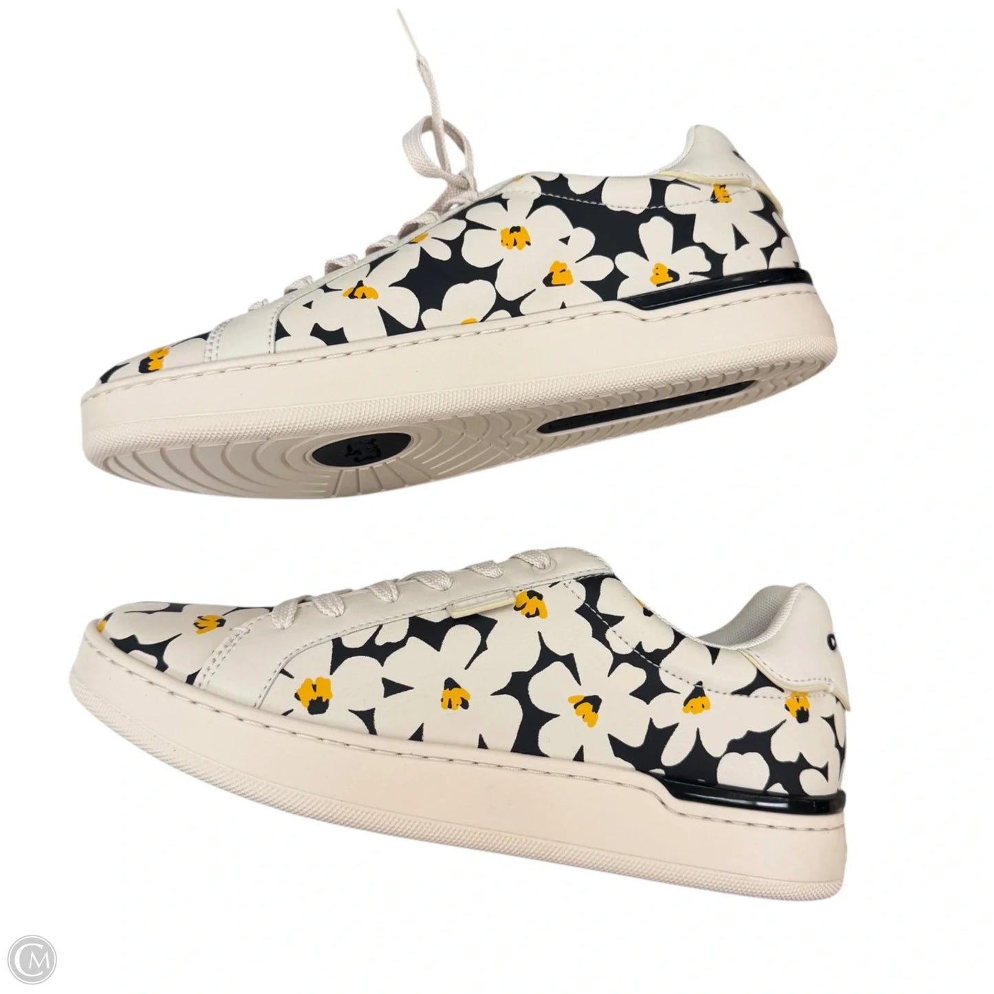 Shoes Designer By Coach In Black & Cream, Size: 9.5