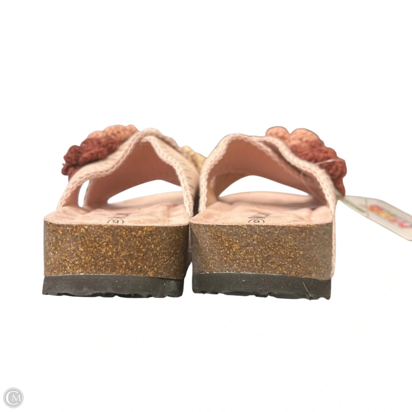 Sandals Flats By Muk Luks In Pink & Red, Size: 9