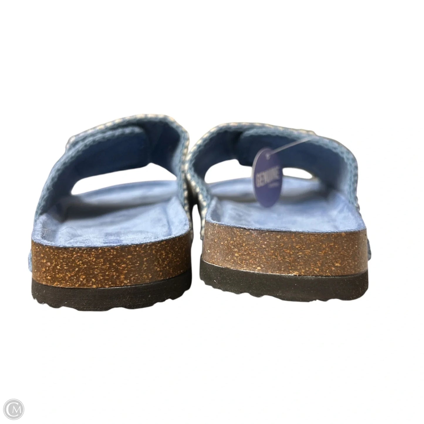 Sandals Flats By Muk Luks In Blue & White, Size: 9