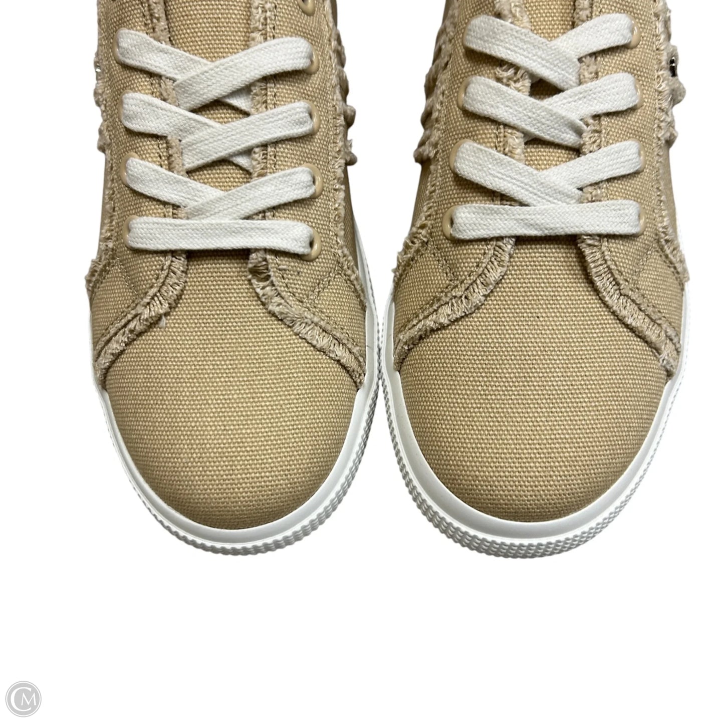 Shoes Sneakers By Lauren By Ralph Lauren In Cream & Tan, Size: 9.5