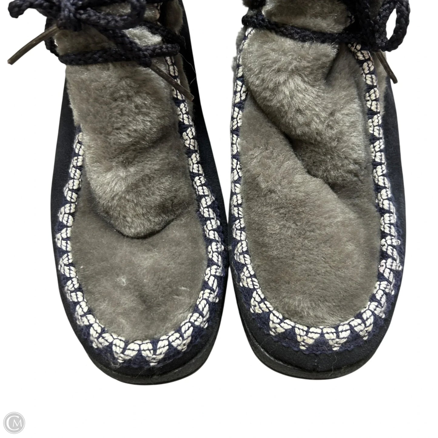 Boots Snow By Yodelers In Blue & Grey, Size: 7.5