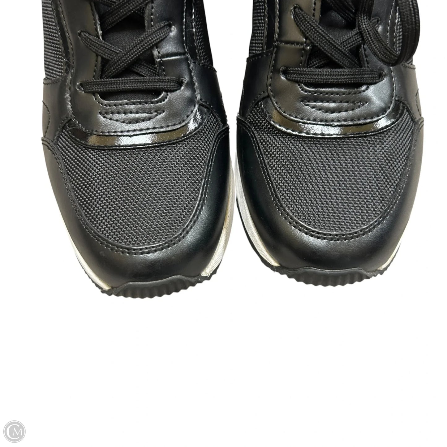 Shoes Sneakers By Michael By Michael Kors In Black & Gold, Size: 9