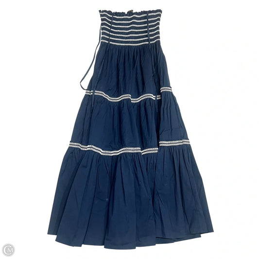 Dress Designer By Tory Burch In Blue & White, Size: Xs