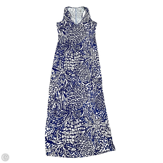 Dress Designer By Lilly Pulitzer In Blue & White, Size: Xxs
