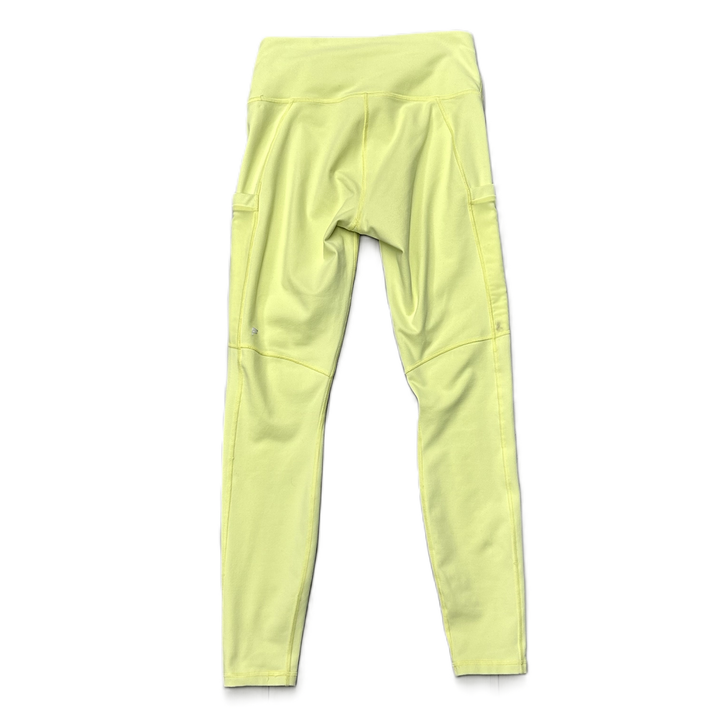 Yellow Athletic Leggings By Fabletics, Size: S