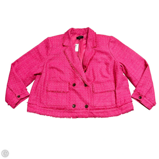 Blazer By Talbots In Pink, Size: 3x
