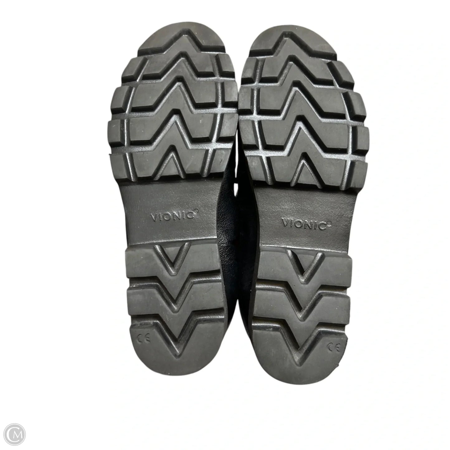 Shoes Flats By Vionic In Black & Silver, Size: 8.5