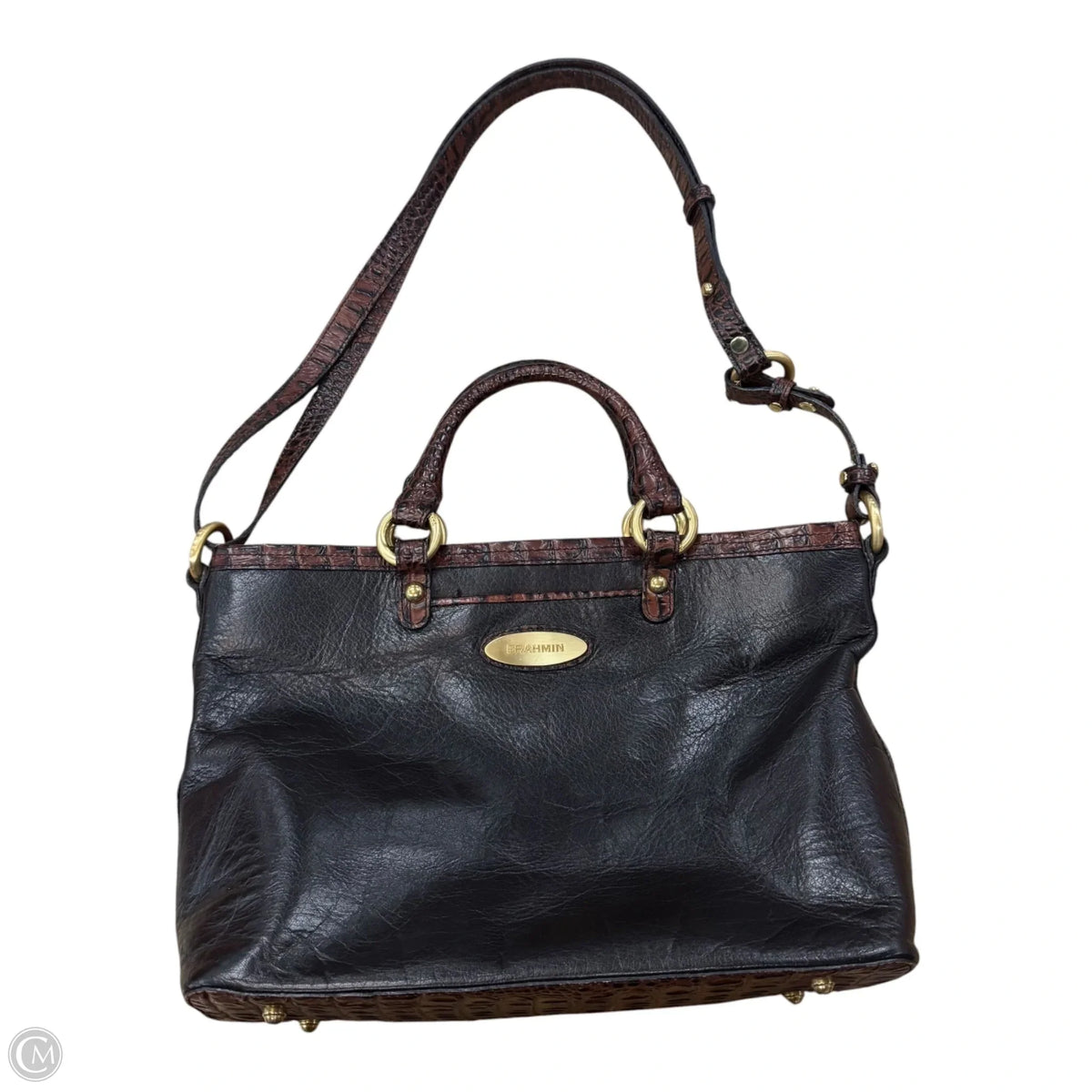 Handbag Designer By Brahmin, Size: Medium
