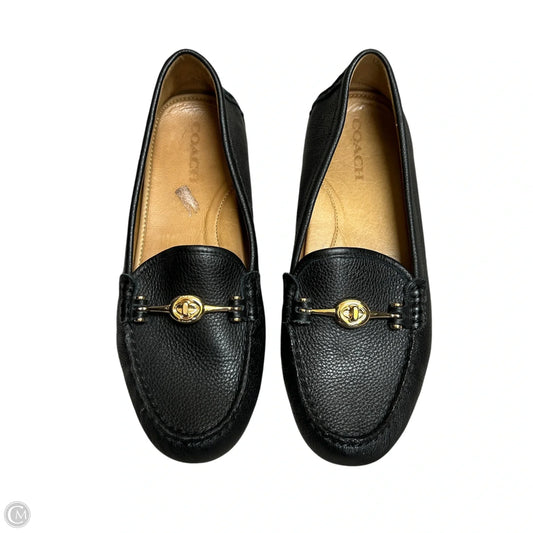 Shoes Designer By Coach In Black & Gold, Size: 10