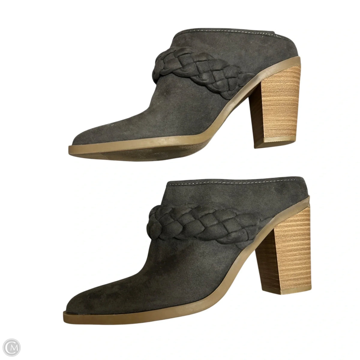 Boots Ankle Heels By Universal Thread In Grey, Size: 6
