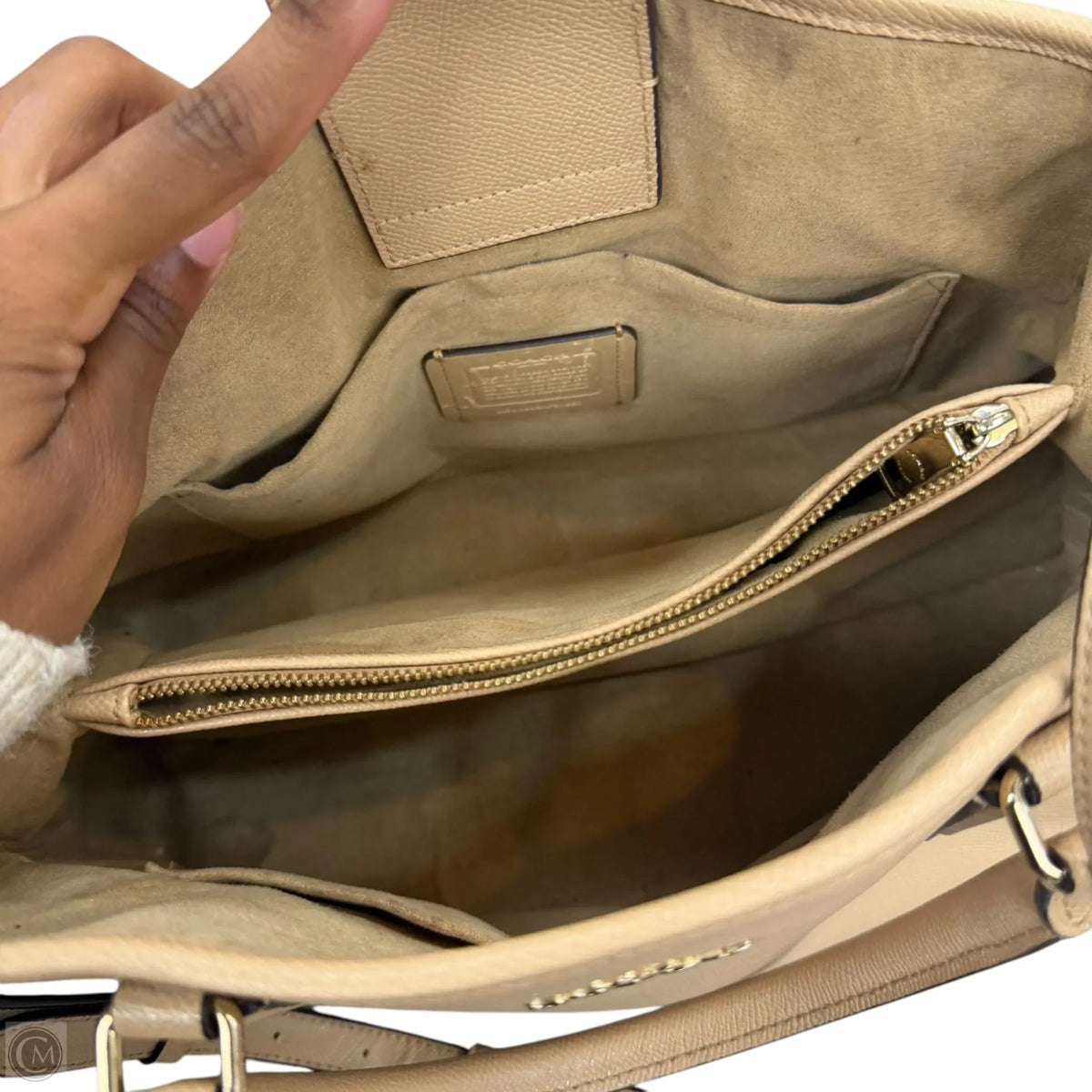 Handbag Designer By Coach, Size: Medium