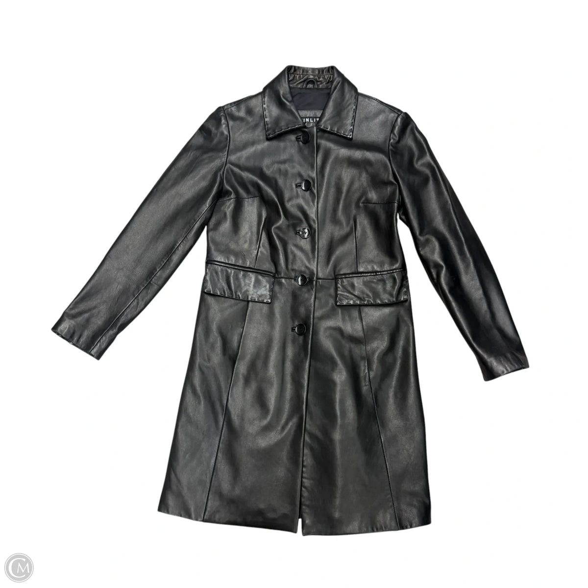 Jacket Leather By Winlit In Black, Size: Xs