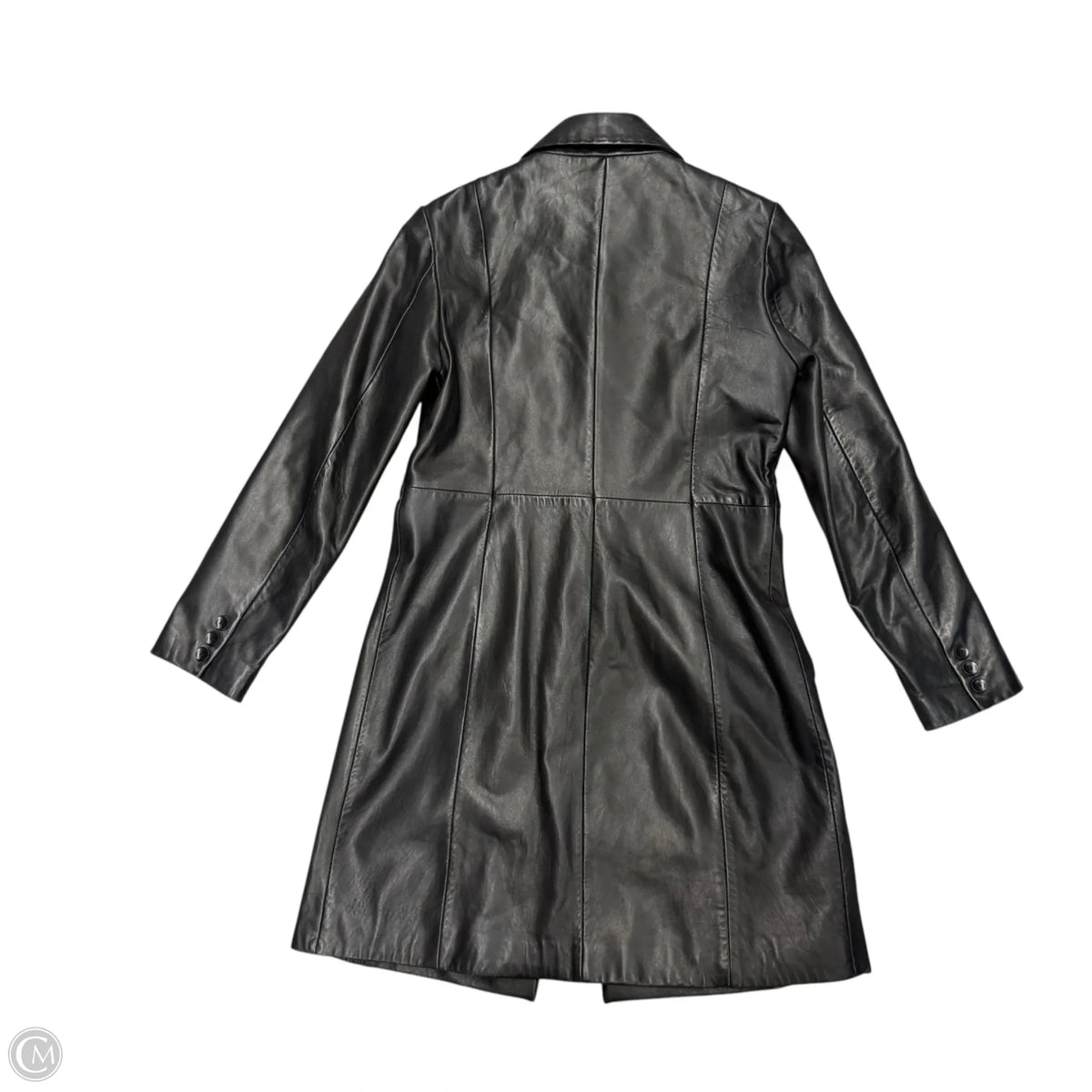 Jacket Leather By Winlit In Black, Size: Xs