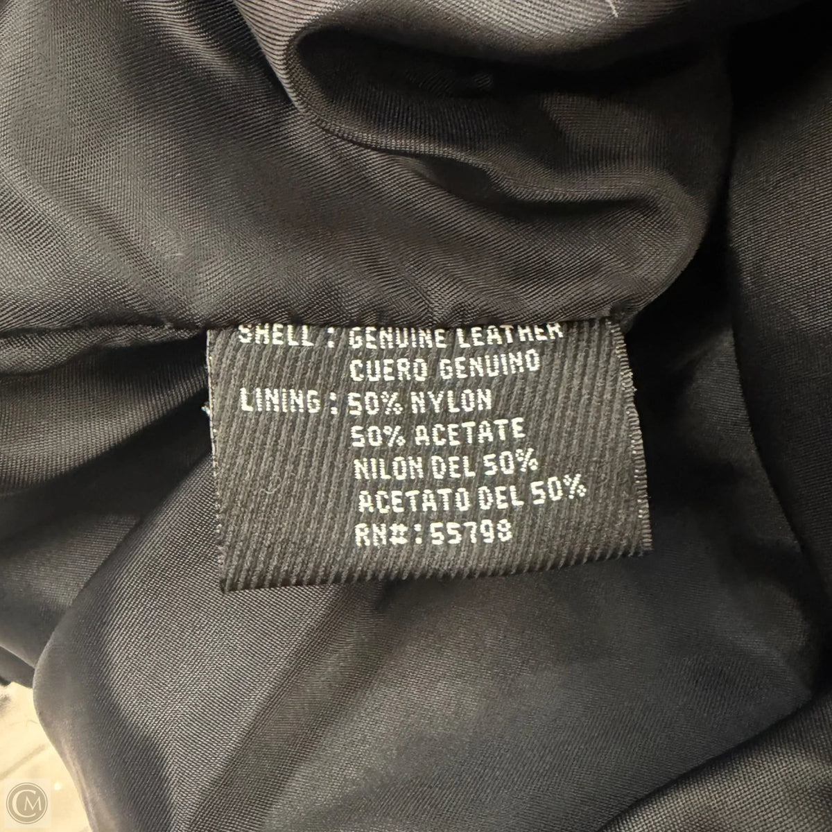 Jacket Leather By Winlit In Black, Size: Xs