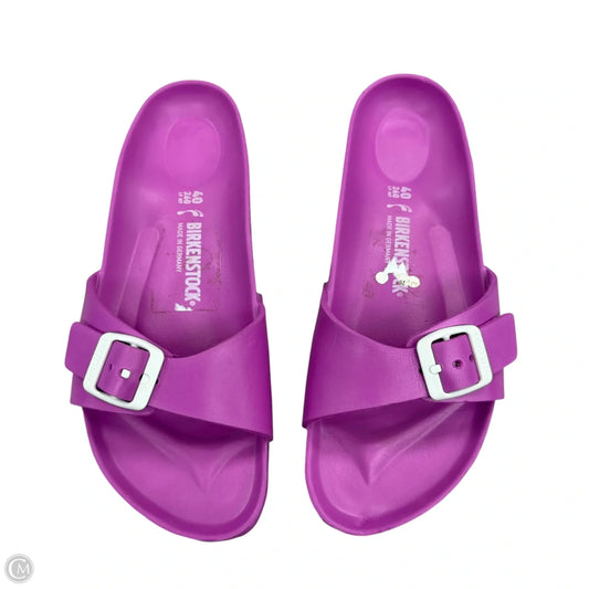 Sandals Flats By Birkenstock In Pink, Size: 9.5