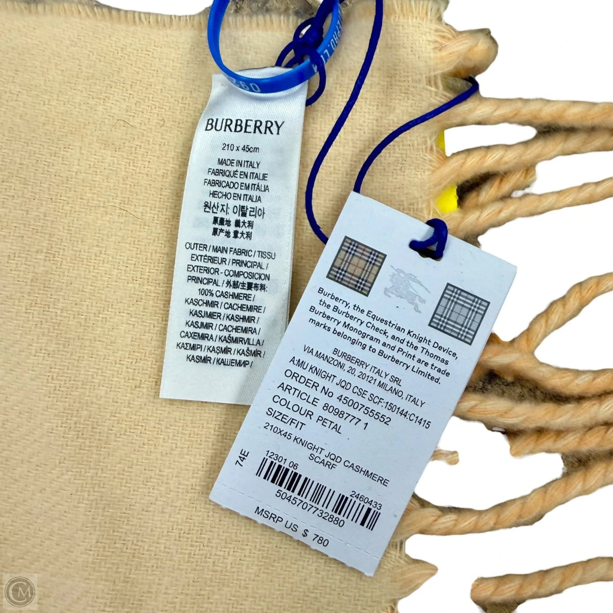 Scarf Luxury Designer By Burberry