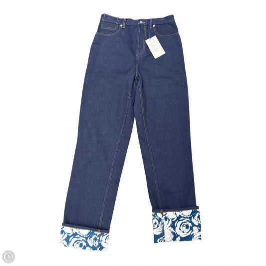 Jeans Luxury Designer By Burberry In Blue Denim, Size: 6
