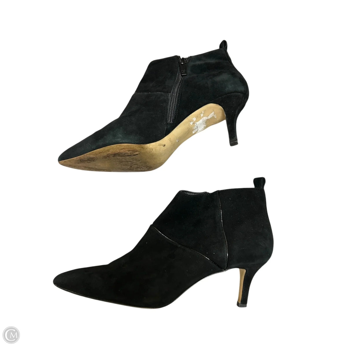 Boots Ankle Heels By Donald Pliner In Black, Size: 9