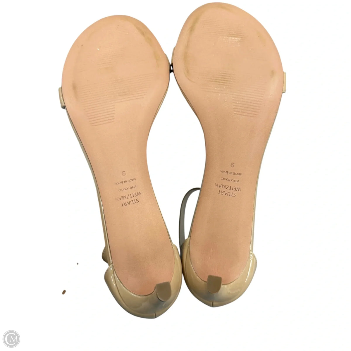 Sandals Designer By Stuart Weitzman In Tan, Size: 9