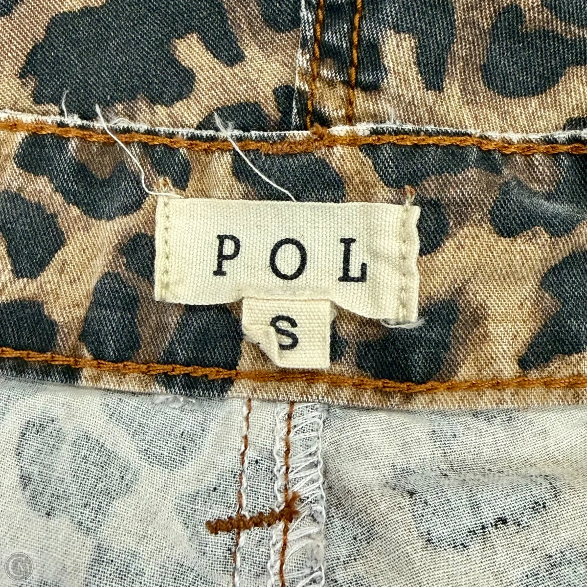 Jeans Wide Leg By Pol In Leopard Print, Size: 4
