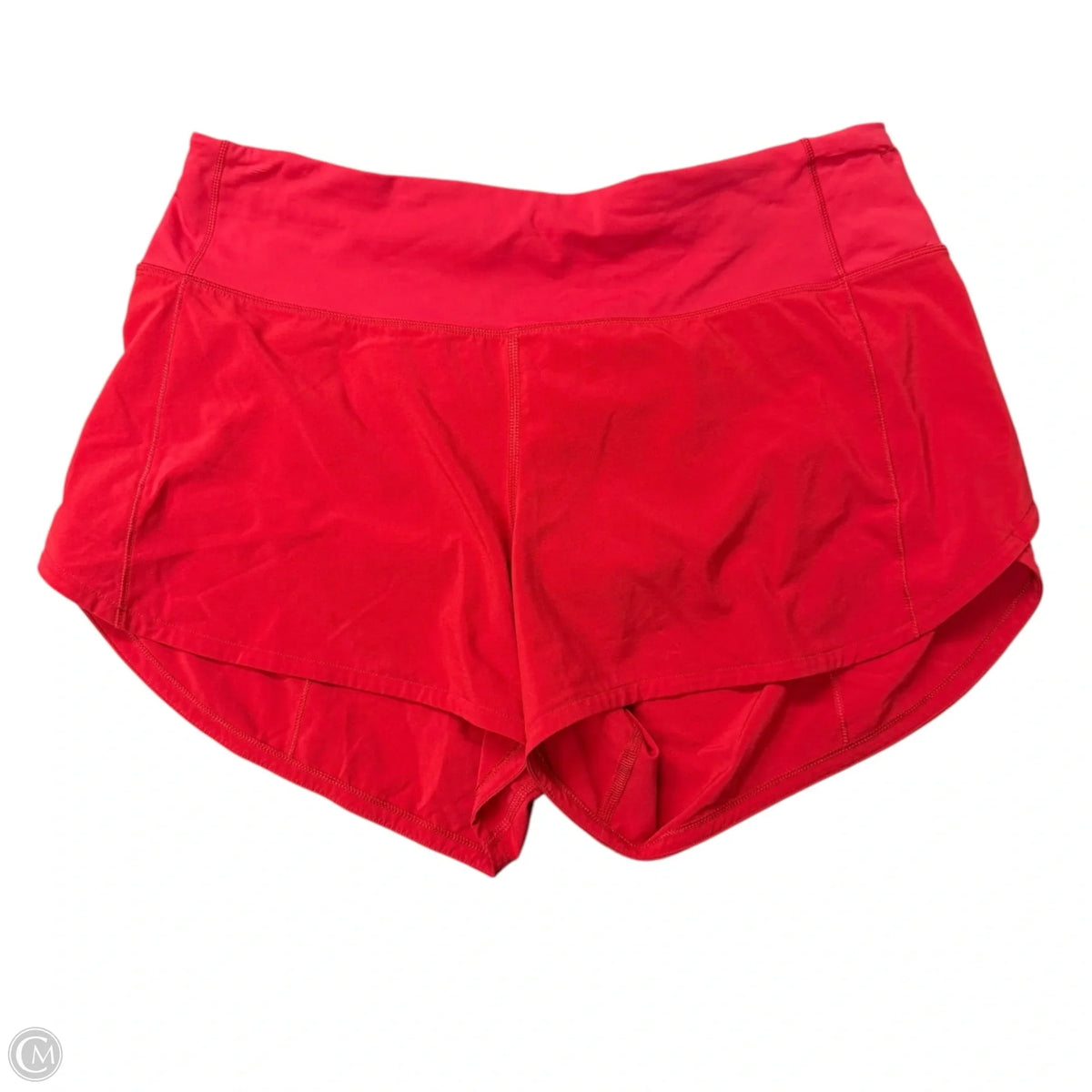 Athletic Shorts By Lululemon In Red, Size: 8