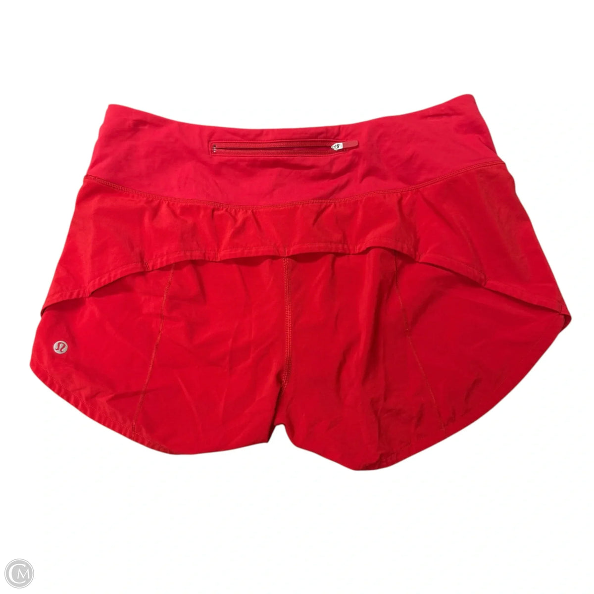Athletic Shorts By Lululemon In Red, Size: 8