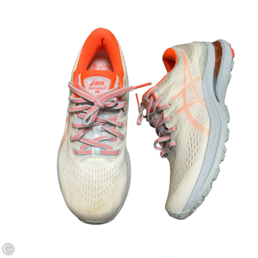 Shoes Athletic By Asics In Orange & White, Size: 10