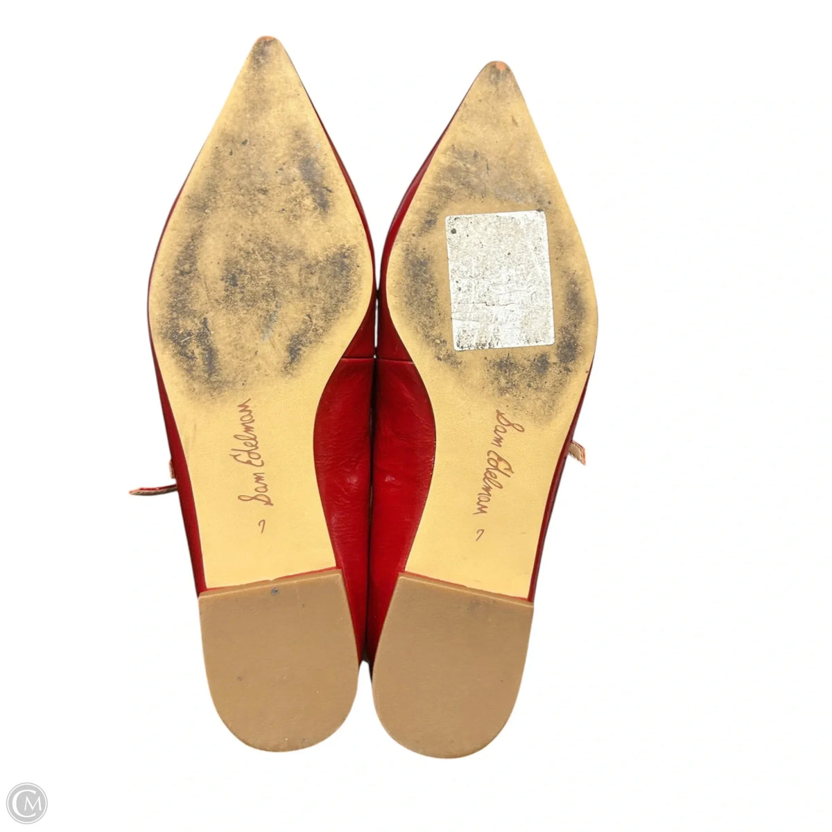 Shoes Flats By Sam Edelman In Red, Size: 7