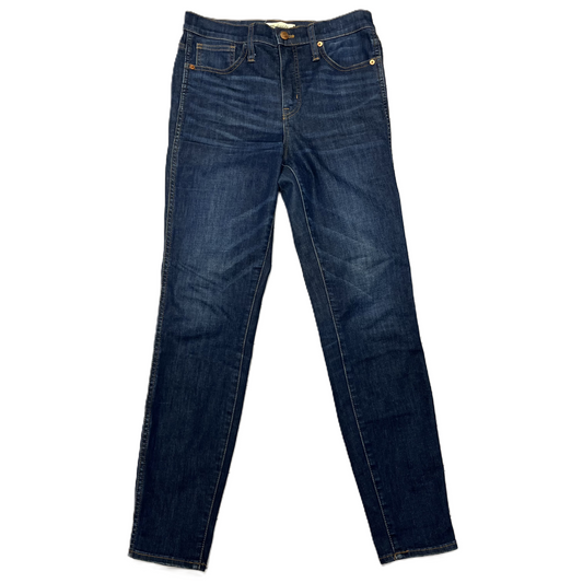 Blue Denim Jeans Skinny By Madewell, Size: 2