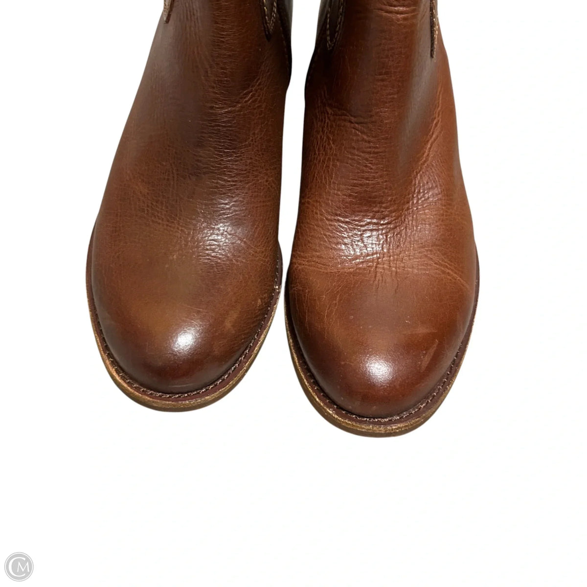 Boots Knee Heels By Sofft In Brown, Size: 7