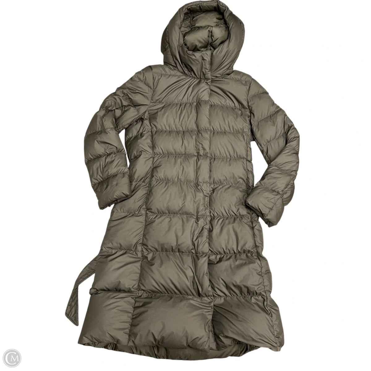 Coat Parka By Uniqlo In Grey, Size: S