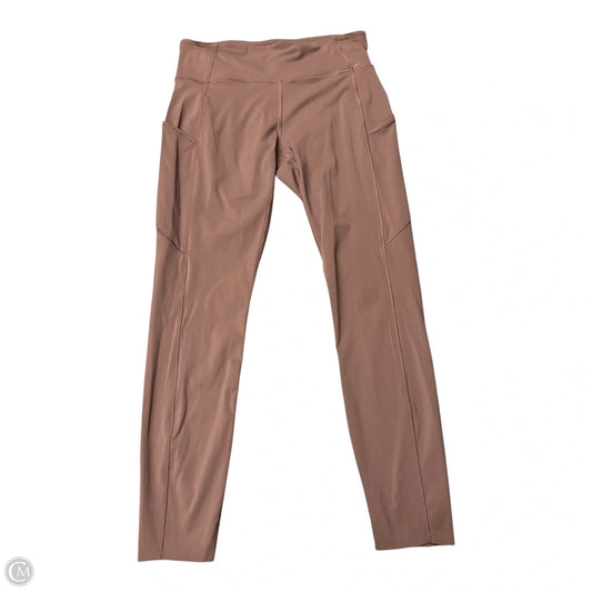 Athletic Leggings By Lululemon In Brown, Size: 8