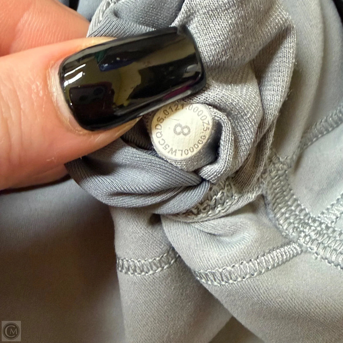 Athletic Leggings By Lululemon In Grey, Size: 8
