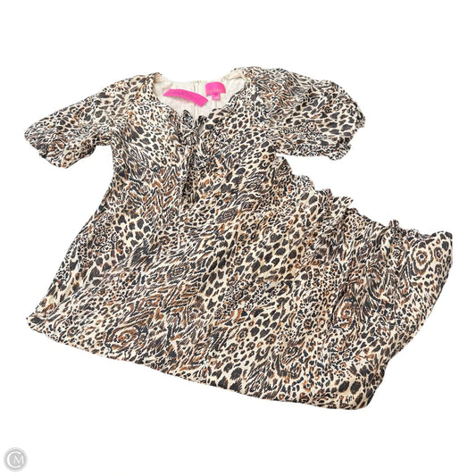 Dress Designer By Lilly Pulitzer In Leopard Print, Size: Xs