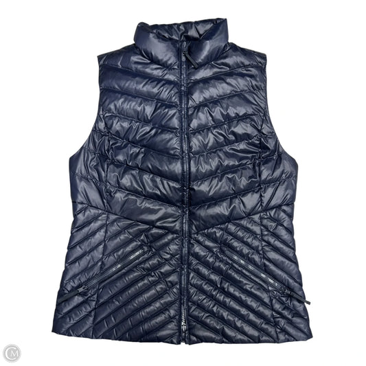 Vest Puffer & Quilted By Talbots In Navy, Size: M