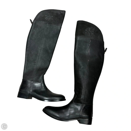 Boots Designer By Tory Burch In Black, Size: 9