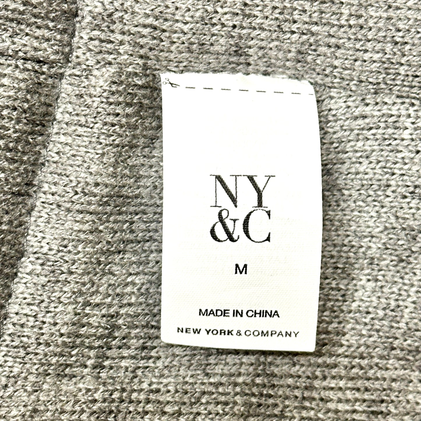 Vest Sweater By New York And Co In Grey, Size: M