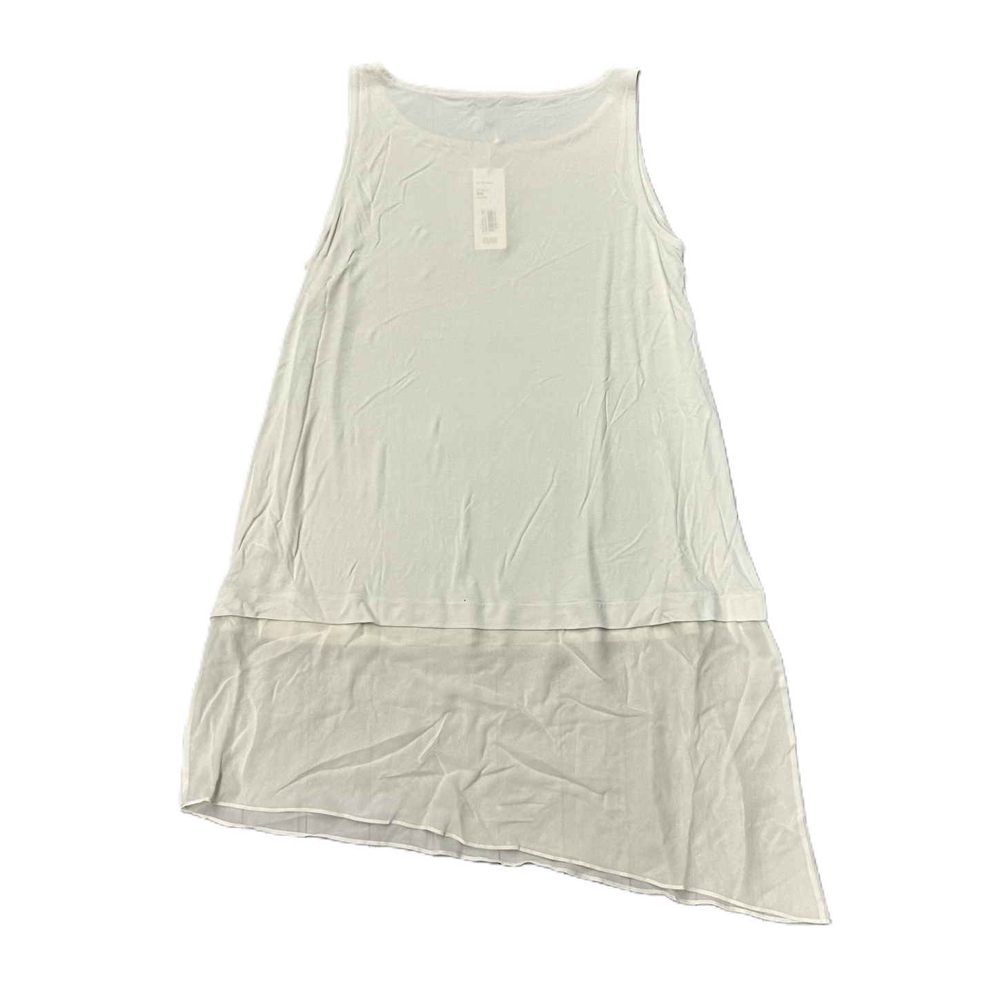 Cream Top Sleeveless By Eileen Fisher, Size: L