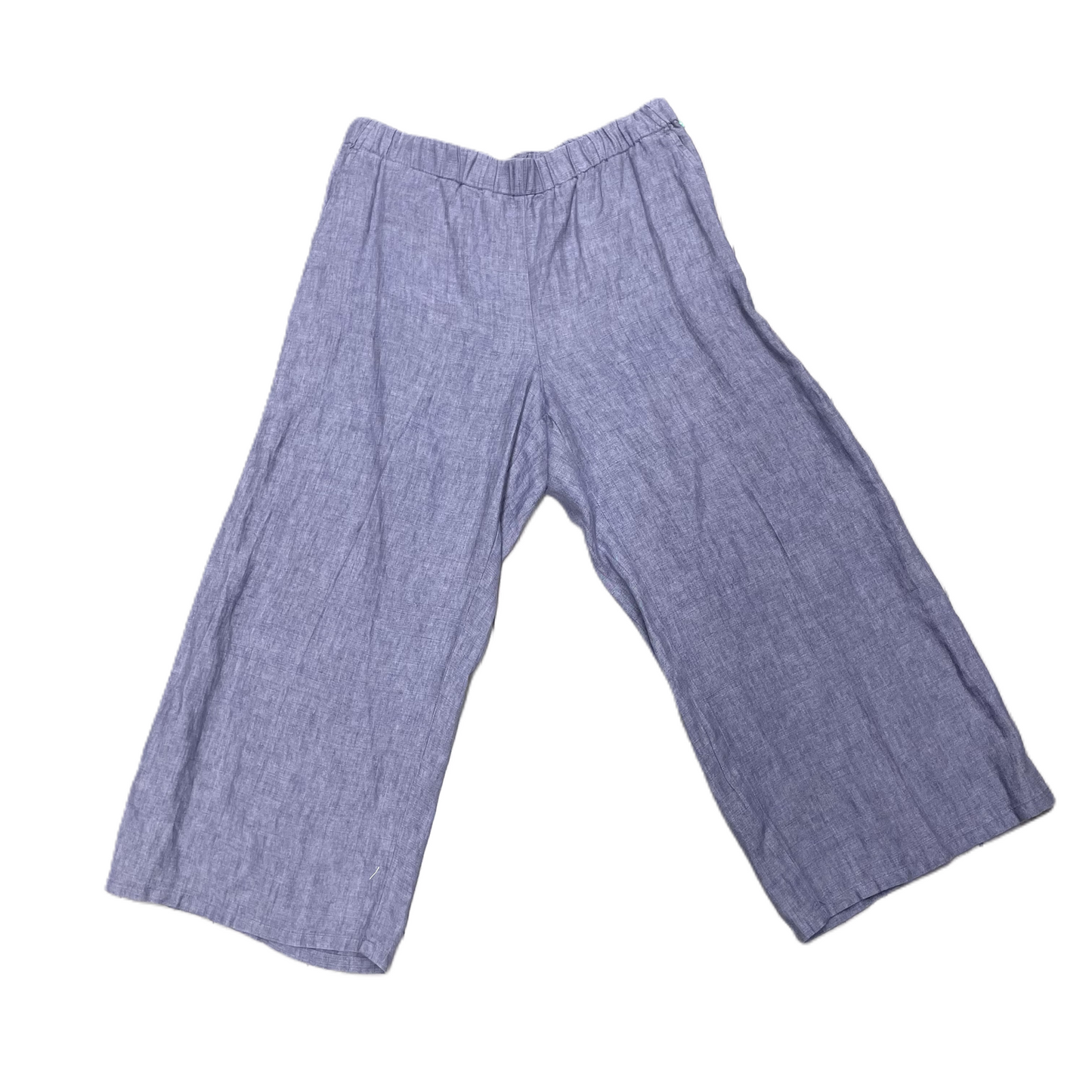 Pants Linen By Eileen Fisher In Blue, Size: L