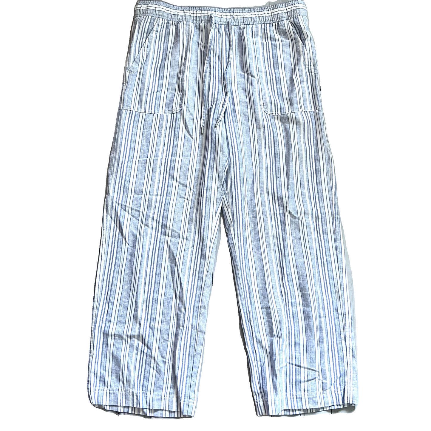 Pants Lounge By Gap In Striped Pattern, Size: L