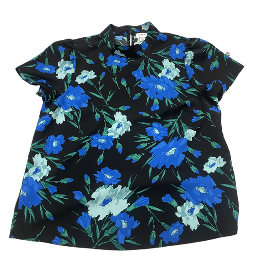 Floral Print Top Short Sleeve By J. Crew, Size: M