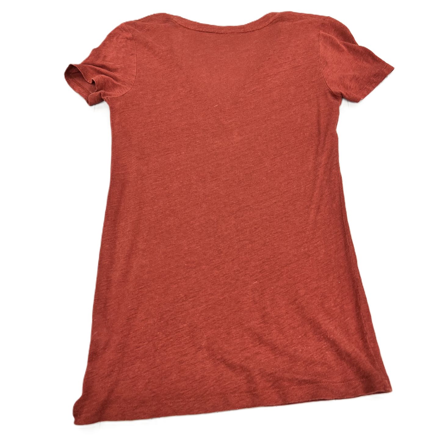 Top Short Sleeve Basic By J. Crew In Orange, Size: Xxs